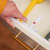 imageSafety 1st  SecuretoExplore Adhesive Cabinet Locks Baby Proofing Child Locks for Cabinets and Drawers 4 Locks White12 Locks