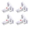 imageSafety 1st  SecuretoExplore Adhesive Cabinet Locks Baby Proofing Child Locks for Cabinets and Drawers 4 Locks White4 Locks
