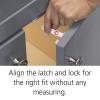 imageSafety 1st Adhesive Cabinet 8 Piece Latch White8 Count Pack of 1