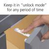 imageSafety 1st Adhesive Cabinet 8 Piece Latch White8 Count Pack of 1