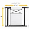 imageSafety 1st Adjustable Baby Gate for Doorways Modern Farmhouse Style Gates for Pets Toddlers Babies Children WoodWhite