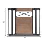 imageSafety 1st Adjustable Baby Gate for Doorways Modern Farmhouse Style Gates for Pets Toddlers Babies Children WoodWood