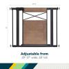 imageSafety 1st Adjustable Baby Gate for Doorways Modern Farmhouse Style Gates for Pets Toddlers Babies Children WoodWood