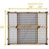 imageSafety 1st Bamboo Baby Gate for Doorways No Drill Gate with Door Dog Gates Fits 28quot42quot 24quot High Bamboo and BlackBamboo Gate