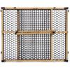imageSafety 1st Bamboo Baby Gate for Doorways No Drill Gate with Door Dog Gates Fits 28quot42quot 24quot High Bamboo and BlackBamboo Gate