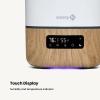 imageSafety 1st Connected Smart Humidifier  1 Gallon 38L Tank Size Cool Mist Humidifier with Hygrometer and Nightlight and Whisper Quiet for Baby Bedroom Nursery iOS and Android Compatible