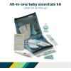 imageSafety 1st Deluxe Baby Healthcare and Grooming Kit Pyramids Aqua Newborn Baby Essentials One Size 24 PiecesArctic Blue