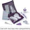 imageSafety 1st Deluxe Baby Healthcare and Grooming Kit Pyramids Aqua Newborn Baby Essentials One Size 24 PiecesPyramids Grape Juice