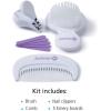 imageSafety 1st Deluxe Baby Healthcare and Grooming Kit Pyramids Aqua Newborn Baby Essentials One Size 24 PiecesPyramids Grape Juice