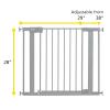 imageSafety 1st Easy Install Baby Gate for Doorways AutoClose PressureMounted Magnetic Latch Indoor Dog Gates No Drilling Fits 29quot38quot GreyGray