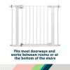 imageSafety 1st Easy Install Baby Gate for Doorways AutoClose PressureMounted Magnetic Latch Indoor Dog Gates No Drilling Fits 29quot38quot GreyGray