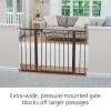 imageSafety 1st Easy Install Baby Gates for Doorways Tall ampamp Wide Dcor Easy Install Pressure Mount Fastening No Drilling