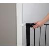 imageSafety 1st Easy Install Walk Thru Baby Gate for Doorways Gate With Door Dog Gates Fits 29quot38quot Easy Install 28quot Tall WhiteBlack