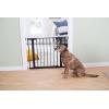 imageSafety 1st Easy Install Walk Thru Baby Gate for Doorways Gate With Door Dog Gates Fits 29quot38quot Easy Install 28quot Tall WhiteBlack
