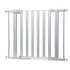 imageSafety 1st Easy Install Walk Thru Baby Gate for Doorways Gate With Door Dog Gates Fits 29quot38quot Easy Install 28quot Tall WhiteSilver