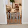 imageSafety 1st Easy Install Walk Thru Baby Gate for Doorways Gate With Door Dog Gates Fits 29quot38quot Easy Install 28quot Tall WhiteSilver