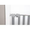 imageSafety 1st Easy Install Walk Thru Baby Gate for Doorways Gate With Door Dog Gates Fits 29quot38quot Easy Install 28quot Tall WhiteSilver