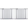 imageSafety 1st Easy Install Walk Thru Baby Gate for Doorways Gate With Door Dog Gates Fits 29quot38quot Easy Install 28quot Tall WhiteSilver
