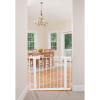 imageSafety 1st Easy Install Walk Thru Baby Gate for Doorways Gate With Door Dog Gates Fits 29quot38quot Easy Install 28quot Tall WhiteWhite