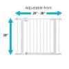 imageSafety 1st Easy Install Walk Thru Baby Gate for Doorways Gate With Door Dog Gates Fits 29quot38quot Easy Install 28quot Tall WhiteWhite