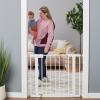 imageSafety 1st Easy Install Walk Thru Baby Gate for Doorways Gate With Door Dog Gates Fits 29quot38quot Easy Install 28quot Tall WhiteWhite