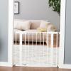 imageSafety 1st Easy Install Walk Thru Baby Gate for Doorways Gate With Door Dog Gates Fits 29quot38quot Easy Install 28quot Tall WhiteWhite