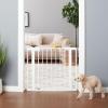 imageSafety 1st Easy Install Walk Thru Baby Gate for Doorways Gate With Door Dog Gates Fits 29quot38quot Easy Install 28quot Tall WhiteWhite