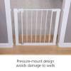 imageSafety 1st Easy Install Walk Thru Baby Gate for Doorways Gate With Door Dog Gates Fits 29quot38quot Easy Install 28quot Tall WhiteWhite