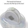 imageSafety 1st Electric Ease Nail File Gentle and Easy to use with Built in Light Grey