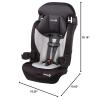 imageSafety 1st Grand 2in1 Booster Car Seat Converts from High Back to BeltPositioning Booster High Back Seat for Kids 4065 and BeltPositioning 40100 Pounds Capri TealBlack Sparrow