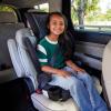 imageSafety 1st Grow and Go 2in1 Booster Car Seat with ComfortWings Converts HighBack to Backless 19quot Wide Fits 3 Across Lightweight Foldable EasyClean Cup Holders 40100 lbs Black SandCrushed Grape