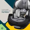 imageSafety 1st Grow and Go AllinOne Slim Convertible Car Seat Rear Facing 540 lbs Forward Facing 3065 lbs High Back Booster Seat 40100 pounds Alaskan BlueSugar Plum Pop