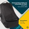 imageSafety 1st Grow and Go AllinOne Slim Convertible Car Seat Rear Facing 540 lbs Forward Facing 3065 lbs High Back Booster Seat 40100 pounds Alaskan BlueBlack