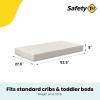 imageSafety 1st Heavenly Dreams Ultra Baby Crib ampamp Toddler Bed Mattress Machine Washable Breathable Removable Cover Firm Fits Standard Size Cribs ampamp Toddler BedsWhite