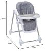 imageSafety 1st High Chairs for Babies and Toddlers 3In1 Grow and Go with Tray and Adjustable Seat BirchbarkMonolith