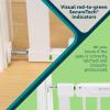 imageSafety 1st Pressure Mounted Baby Gates for Doorways with SecureTech Baby Gate with Door PetFriendly Design No Drilling 2938quot