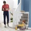 imageSafety 1st Pressure Mounted Baby Gates for Doorways with SecureTech Baby Gate with Door PetFriendly Design No Drilling 2938quot