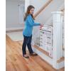 imageSafety 1st Ready To Install Everywhere Baby Gate Multiuse Baby Gate with Door for Doorways Hallways and Stairs White
