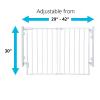 imageSafety 1st Ready To Install Everywhere Baby Gate Multiuse Baby Gate with Door for Doorways Hallways and Stairs White