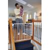 imageSafety 1st Ready To Install Everywhere Baby Gate Multiuse Baby Gate with Door for Doorways Hallways and Stairs White