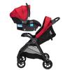 imageSafety 1st Smooth Ride Travel System Stroller and OnBoard FLX Infant Car Seat Newborn to Toddler Baby Combo EasyInstall Large Canopy Ample Storage Foldable RearFacing 430 lbs MonumentBlack Cherry
