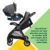 imageSafety 1st Smooth Ride Travel System Stroller and OnBoard FLX Infant Car Seat Newborn to Toddler Baby Combo EasyInstall Large Canopy Ample Storage Foldable RearFacing 430 lbs MonumentMonument