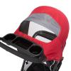 imageSafety 1st Smooth Ride Travel System Stroller and OnBoard FLX Infant Car Seat Newborn to Toddler Baby Combo EasyInstall Large Canopy Ample Storage Foldable RearFacing 430 lbs MonumentBlack Cherry