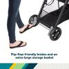 imageSafety 1st Smooth Ride Travel System Stroller and OnBoard FLX Infant Car Seat Newborn to Toddler Baby Combo EasyInstall Large Canopy Ample Storage Foldable RearFacing 430 lbs MonumentMonument