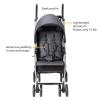 imageSafety 1st Step Lite Compact Stroller Lightweight aluminum frame and a breeze to carry at only 15 lbs Back to BlackGreyhound