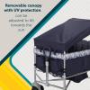 imageSafety 1st Summit 4Seater Wagon Stroller with Canopy in Navy Ink