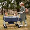 imageSafety 1st Summit 4Seater Wagon Stroller with Canopy in Navy Ink