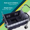 imageSafety 1st Summit 4Seater Wagon Stroller with Canopy in Navy Ink