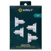 imageSafety 1st  SecuretoExplore Adhesive Cabinet Locks Baby Proofing Child Locks for Cabinets and Drawers 4 Locks White8 Locks