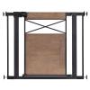 imageSafety 1st Adjustable Baby Gate for Doorways Modern Farmhouse Style Gates for Pets Toddlers Babies Children WoodWood